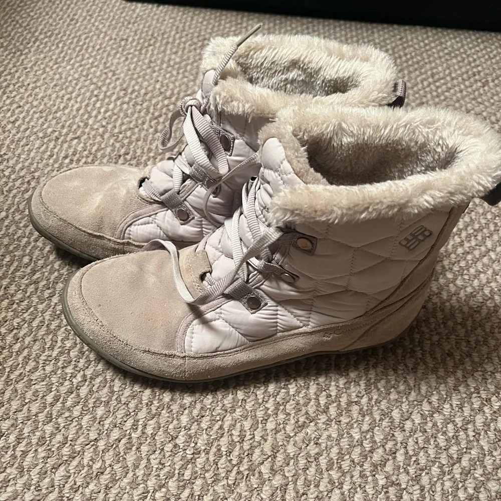 Columbia tan suede winter boots - Picture 3 of 4